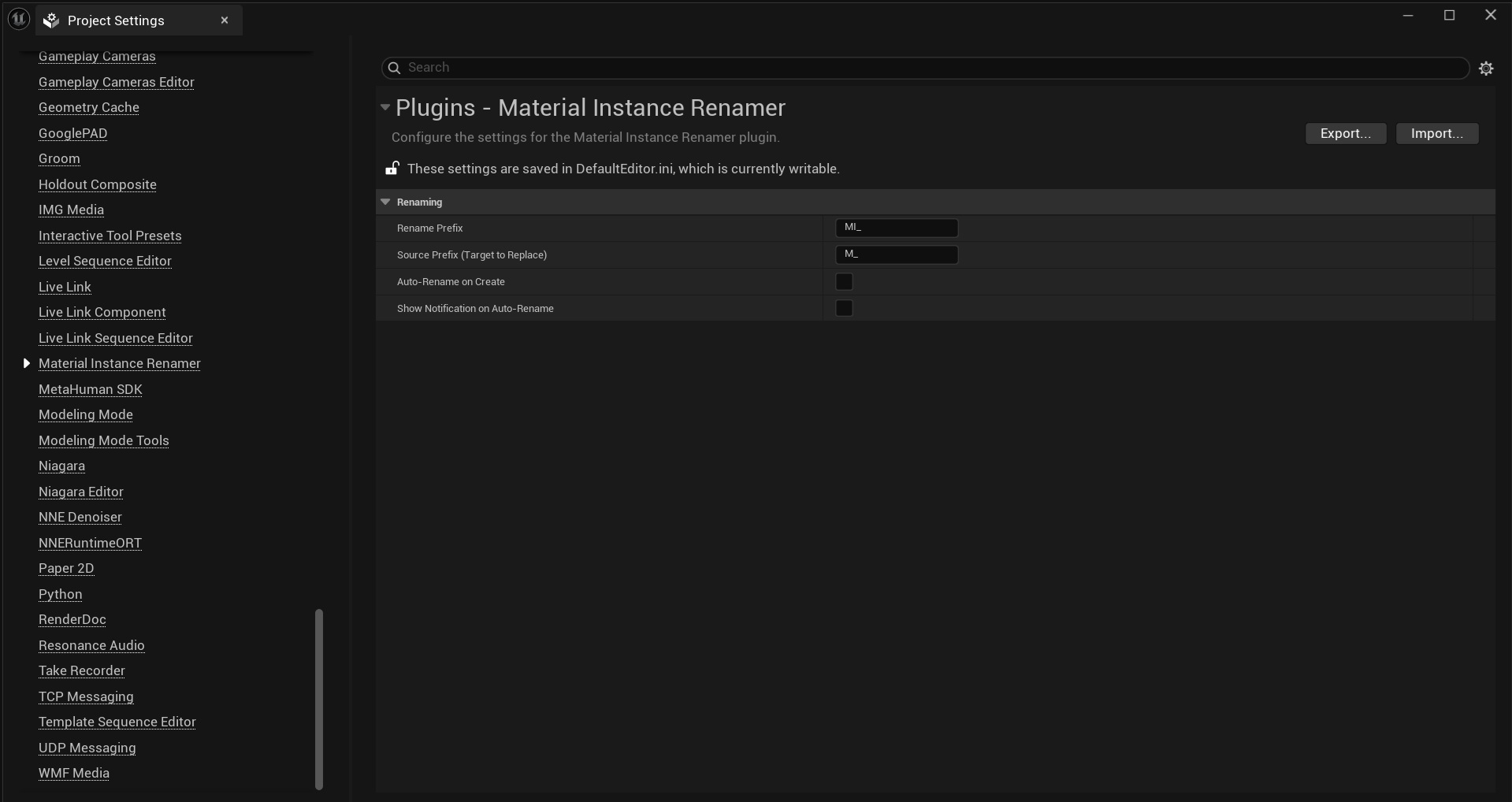 Context Menu Integration